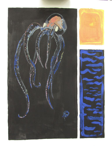 abysse I - 65 x 50 - gouache